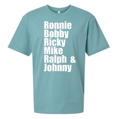 Ronnie Bobby Ricky Mike Ralph And Johnny Sueded Cloud Jersey T-Shirt