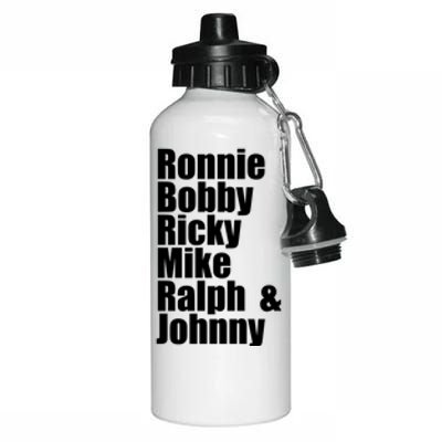 Ronnie Bobby Ricky Mike Ralph And Johnny Aluminum Water Bottle