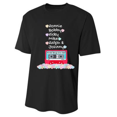 Ronnie Bobby Ricky Mike Ralph And Johnny Kinda We Like Performance Sprint T-Shirt