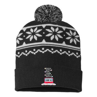 Ronnie Bobby Ricky Mike Ralph And Johnny Kinda We Like USA-Made Snowflake Beanie