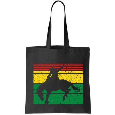 Rodeo Bronc Riding African American Cowgirl Graphic Bag