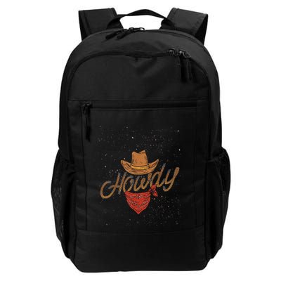 Rodeo Bull Riding Western Texas Howdy Yeehaw Cowboy Backpack