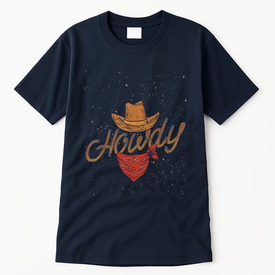 Rodeo Bull Riding Western Texas Howdy Yeehaw Cowboy Tall T-Shirt