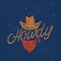 Rodeo Bull Riding Western Texas Howdy Yeehaw Cowboy Button