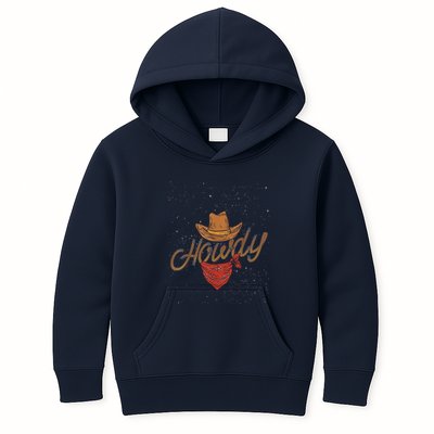 Rodeo Bull Riding Western Texas Howdy Yeehaw Cowboy Kids Hoodie