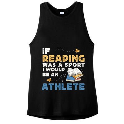Read Books Reading Fanatic Reader Book Nerd Gift Ladies PosiCharge Tri-Blend Wicking Tank