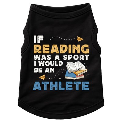 Read Books Reading Fanatic Reader Book Nerd Gift Doggie Tank