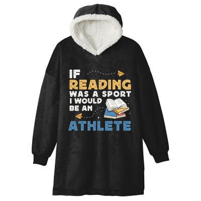 Read Books Reading Fanatic Reader Book Nerd Gift Hooded Wearable Blanket