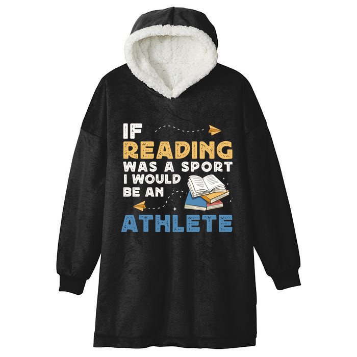 Read Books Reading Fanatic Reader Book Nerd Gift Hooded Wearable Blanket