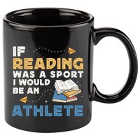Read Books Reading Fanatic Reader Book Nerd Gift 11oz C Handle Ceramic Mug