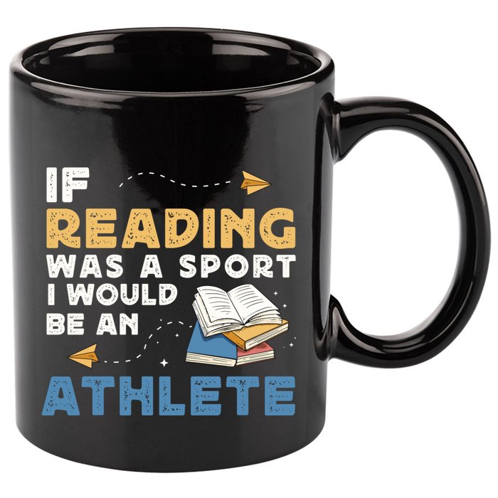 Read Books Reading Fanatic Reader Book Nerd Gift 11oz C Handle Ceramic Mug
