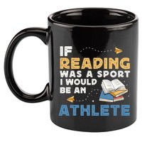 Read Books Reading Fanatic Reader Book Nerd Gift 11oz C Handle Ceramic Mug