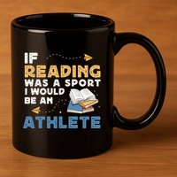 Read Books Reading Fanatic Reader Book Nerd Gift 11oz C Handle Ceramic Mug