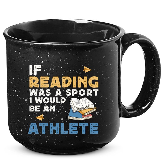 Read Books Reading Fanatic Reader Book Nerd Gift 15oz Campfire Ceramic Mug