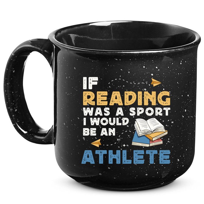 Read Books Reading Fanatic Reader Book Nerd Gift 15oz Campfire Ceramic Mug