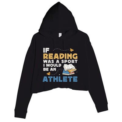 Read Books Reading Fanatic Reader Book Nerd Gift Crop Fleece Hoodie