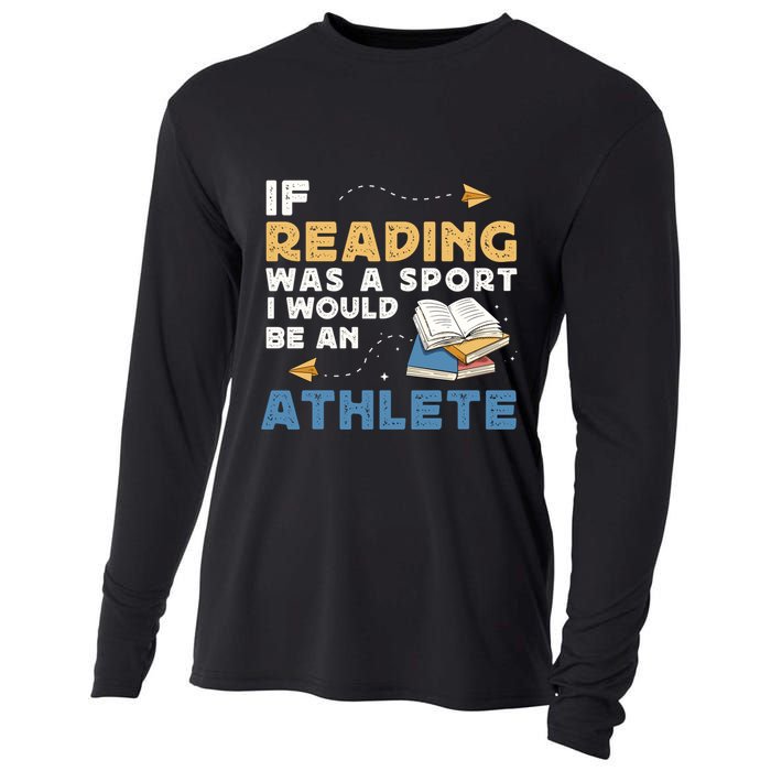 Read Books Reading Fanatic Reader Book Nerd Gift Cooling Performance Long Sleeve Crew