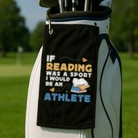 Read Books Reading Fanatic Reader Book Nerd Gift Golf Towel