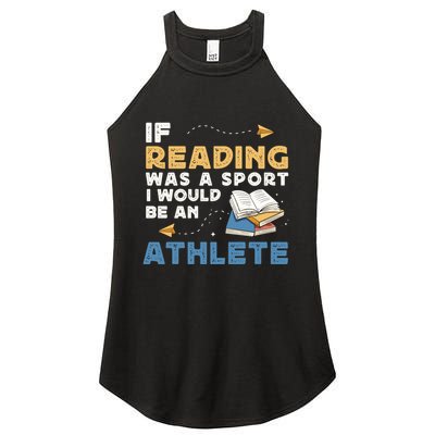 Read Books Reading Fanatic Reader Book Nerd Gift Women's Perfect Tri Rocker Tank