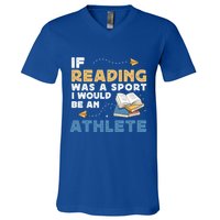 Read Books Reading Fanatic Reader Book Nerd Gift V-Neck T-Shirt
