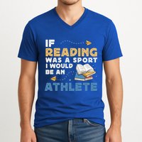 Read Books Reading Fanatic Reader Book Nerd Gift V-Neck T-Shirt