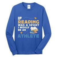 Read Books Reading Fanatic Reader Book Nerd Gift Tall Long Sleeve T-Shirt