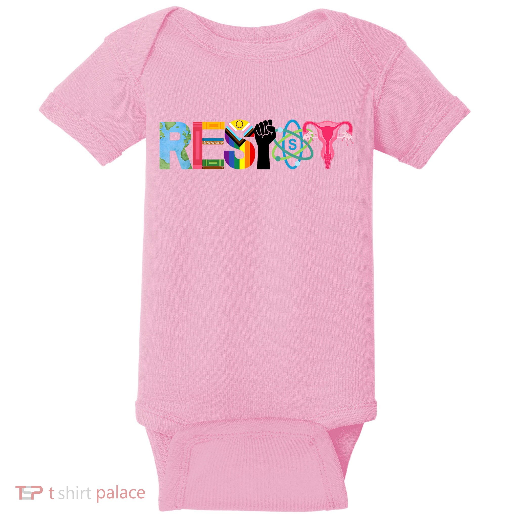 Resist Banned-Books Reproductive LGBT Anti Trump Baby Bodysuit