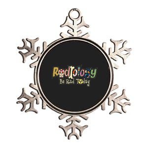 Radiology Be Rad Today Skull Radiologist Xray Technician Metallic Star Ornament