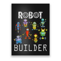 Robot Builder Robotics Engineer Funny Robot Engineering Poster