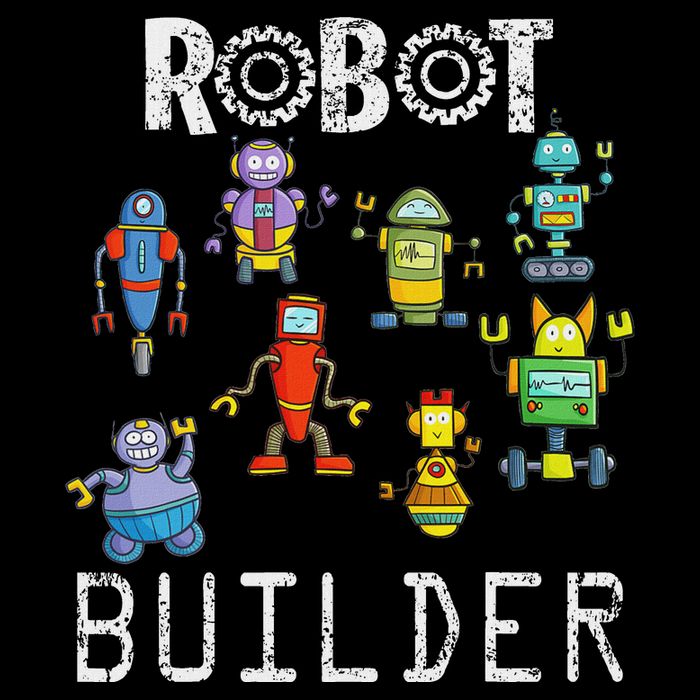 Robot Builder Robotics Engineer Funny Robot Engineering Poster