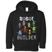 Robot Builder Robotics Engineer Funny Robot Engineering Toddler Hoodie
