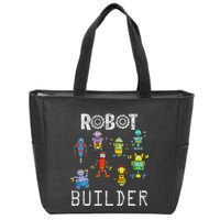 Robot Builder Robotics Engineer Funny Robot Engineering Zip Tote Bag