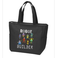 Robot Builder Robotics Engineer Funny Robot Engineering Zip Tote Bag