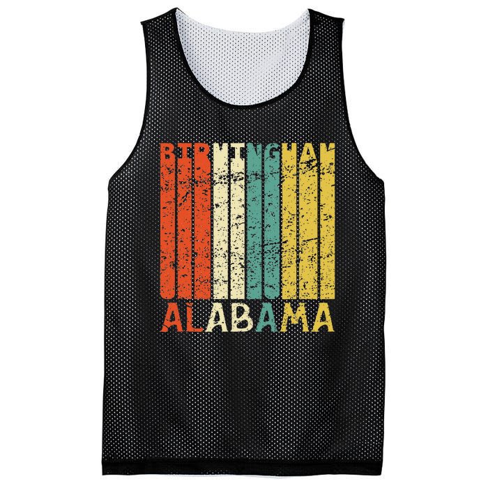 Retro Birmingham Residents State Alabama Mesh Reversible Basketball Jersey Tank