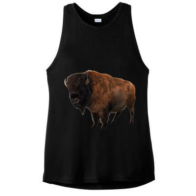Realistic Bison Ladies PosiCharge Tri-Blend Wicking Tank