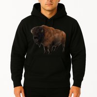 Realistic Bison Hoodie