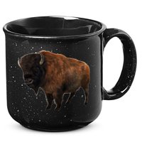 Realistic Bison 15oz Campfire Ceramic Mug