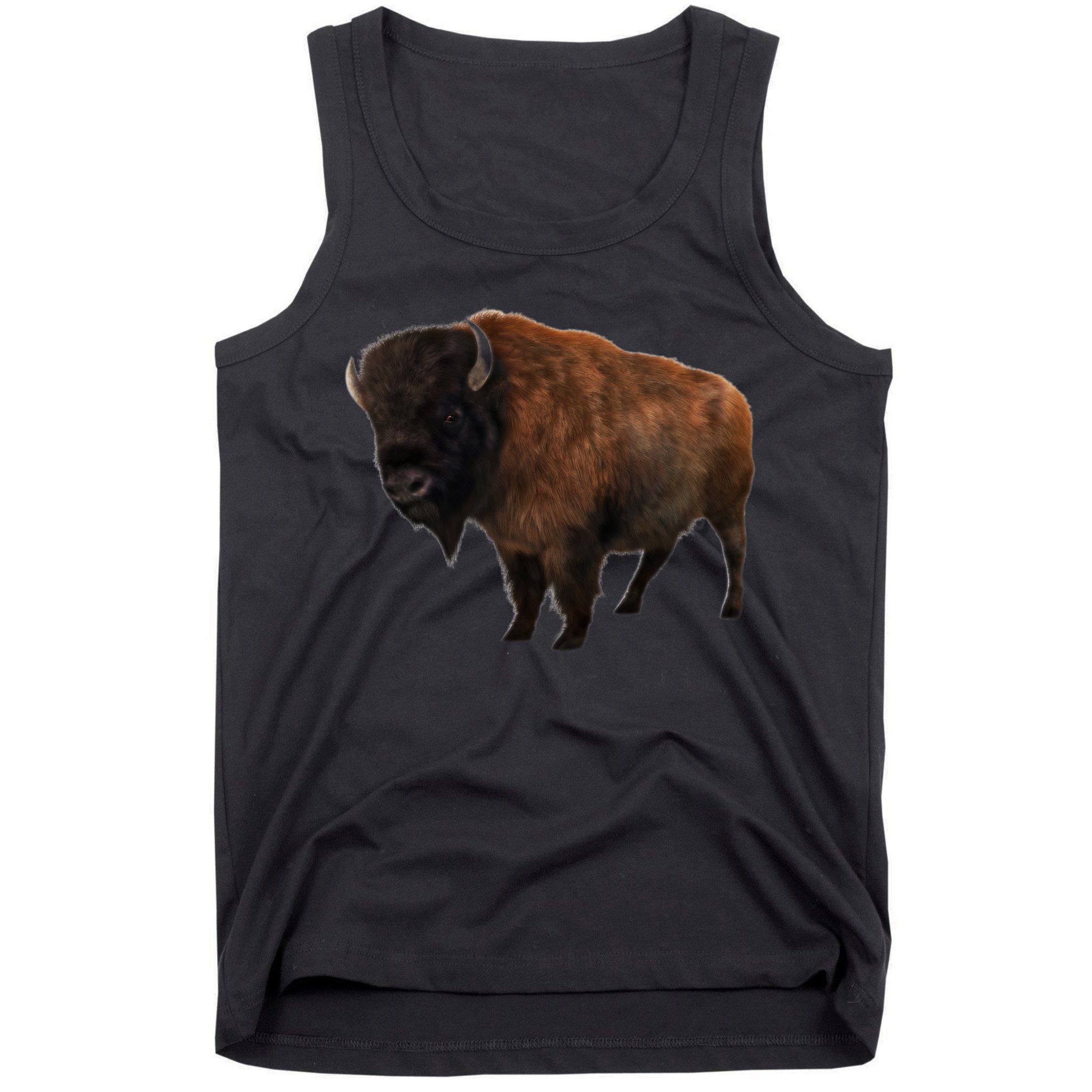 Realistic Bison Tank Top