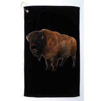Realistic Bison Golf Towel