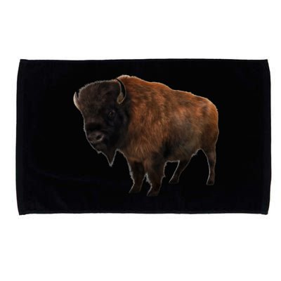 Realistic Bison Microfiber Hand Towel