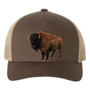 Realistic Bison Yupoong Adult 5-Panel Trucker Hat