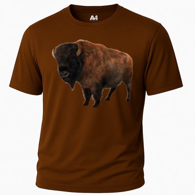 Realistic Bison Performance Shirt