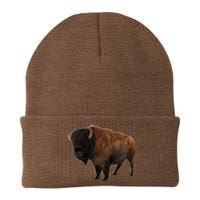 Realistic Bison Knit Cap Winter Beanie