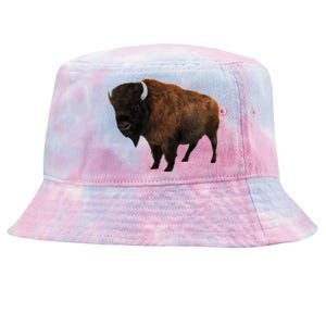 Realistic Bison Tie-Dyed Bucket Hat