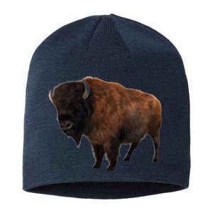 Realistic Bison Sustainable Beanie