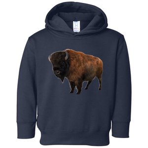 Realistic Bison Toddler Hoodie