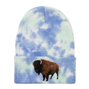 Realistic Bison Tie Dye 12in Knit Beanie