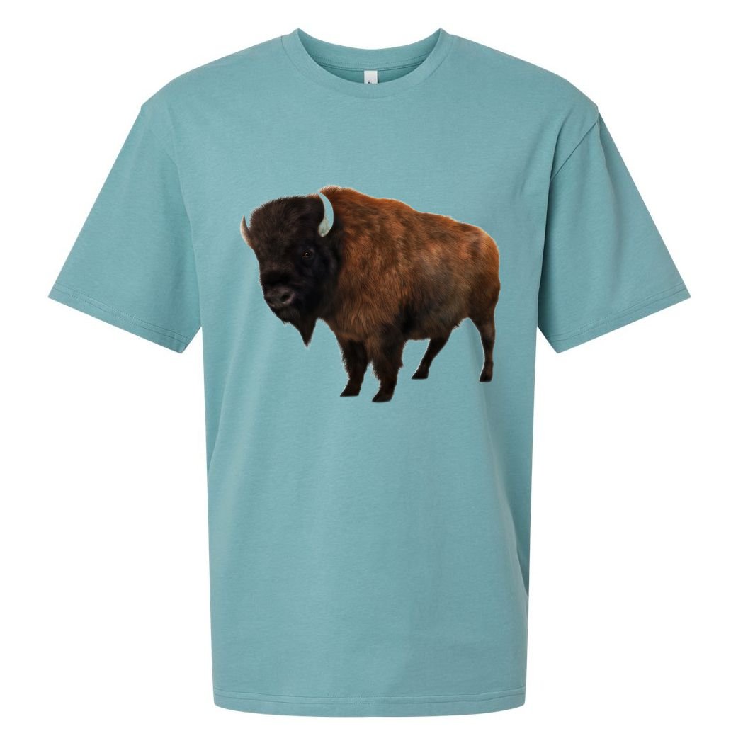 Realistic Bison Sueded Cloud Jersey T-Shirt
