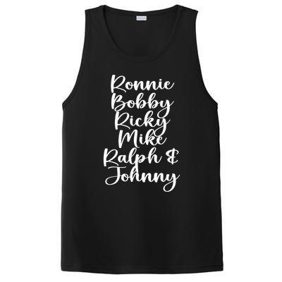 Ronnie Bobby Ricky Mike Ralph And Johnny PosiCharge Competitor Tank