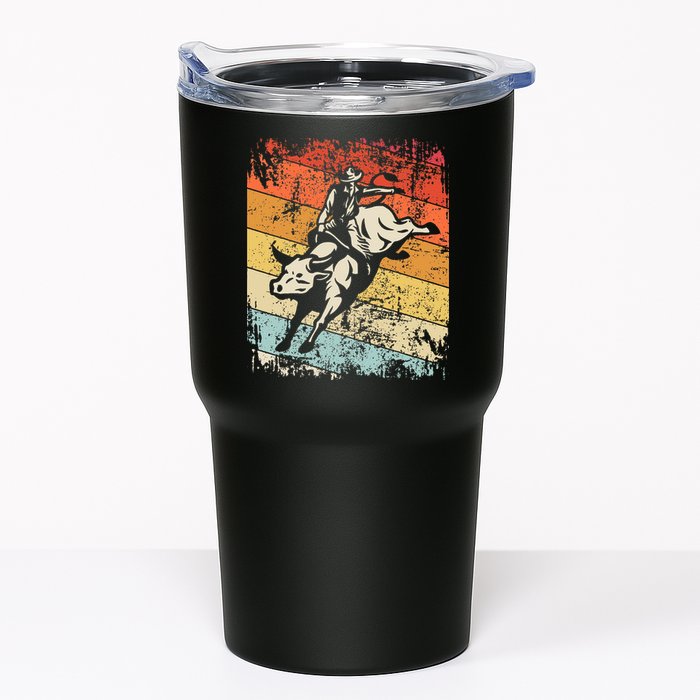 Retro Bull Riding For Cowboy Tumbler